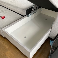 ニトリ　ソファ　ソファベッド　3人掛けの画像