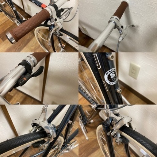 【新車】FUJI フジ BALLAD バラッド アーバンクロモリバイク 52サイズ STEEL NAVY 2022