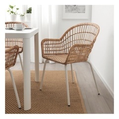 IKEA NILSOVE ニルソーヴェ ラタンチェアの画像