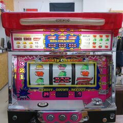 パチスロ実機 ラブリージャグラー コイン不要機付き ドアキー・設定キー有 スロット機│江別市のリサイクルショップドロップの画像