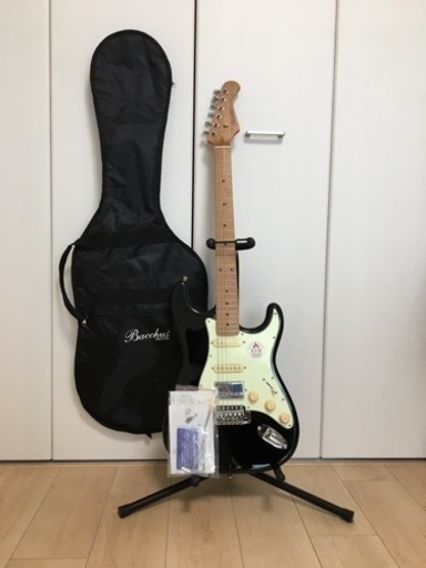【未使用】 Bacchus バッカス BST-2-RSM/M (BLK) ギター