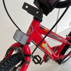 【値下げしました・子ども用自転車】キレイ・２０インチ子ども自転車(赤)の画像