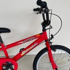【値下げしました・子ども用自転車】キレイ・２０インチ子ども自転車(赤)の画像