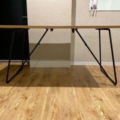 ☆MUJI/無印良品 折りたたみテーブル・幅160cm・オーク材☆①②
