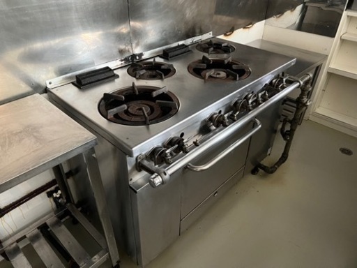 4口コンロ　業務用