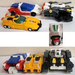 勇者エクスカイザー 乗り物 5台セット ダッシュマックス・ドリルマックス・グリーンレイカー・ブルーレーカー 1990 ☆ PayPay(ペイペイ)決済可能 ☆ 札幌市 豊平区 平岸の画像