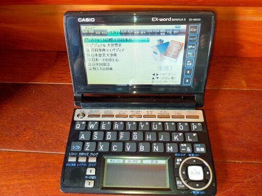 CASIO EX-word DATAPLUS 5 XD-A6600 電子辞書 タッチパネル