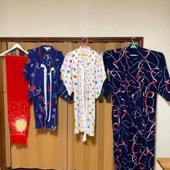 ⭐️決まりました⭐️子供、大人浴衣と兵児帯　大人帯もおまけ（引き...