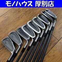 PRGR アイアンセット DATA 611 M-40（SR相当）純正グリップ 3～9 PW SW 9