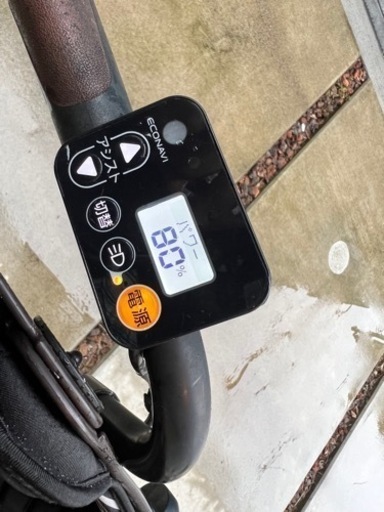 【中古美品】パナソニック BE-ELMD632F2 電動アシスト自転車 ギュットDX オフホワイト＋OGK 幼児前後座席セット