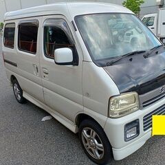 検査付き　エブリーワゴンターボの４WD　荷物も積めます。下取り交換可