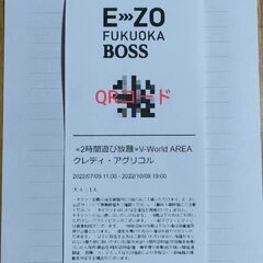【期限迫る！！】≪2時間遊び放題≫V-World AREA クレ...