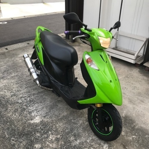 受付終了　アドレスV125G K7 自動車用塗料　PG80ライムグリーン仕様　引き取り限定