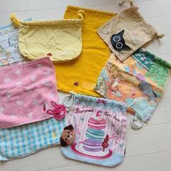 女の子　ハンカチ　巾着の画像