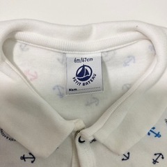 プチバトーベビー服と肌着セットの画像