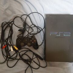 PS２本体（ブラック、中古）＋ソフト３本（中古）＋メモリーカード...