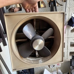 昭和レトロ 日立 HITACHI 30cm枠 換気扇 シャッター...