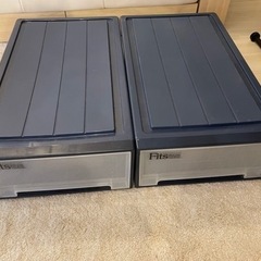 fits 衣装ケース　2個の画像