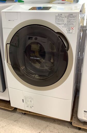 TOSHIBA/東芝 ドラム式洗濯乾燥機 洗濯12kg/乾燥7kg TW-127X7L 2019年製【ユーズドユーズ名古屋天白店】 J1918
