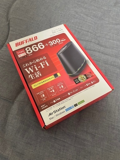 【美品】Wi-Fiルータ　WCR-1166DS