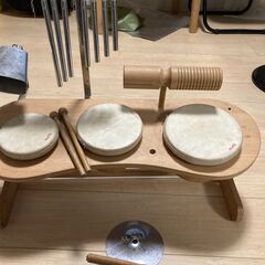 リズムポコ　子供用の打楽器のセット（k様と商談中）