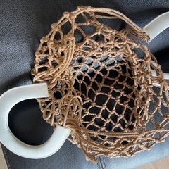 ワンハンドルショルダーカゴバッグ　かわいいの画像