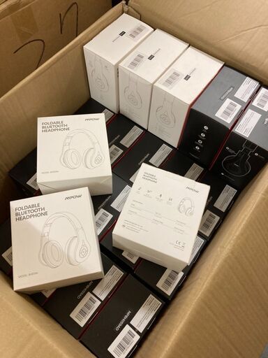 新品未使用　ワイヤレスヘッドホン　bluetooth　マイク付　充電式　Mpow　卸　業者　価格