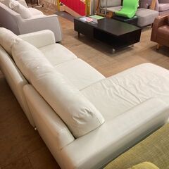 本革 セパレート カウチソファー メーカー不明 【愛品倶楽部柏店】の画像