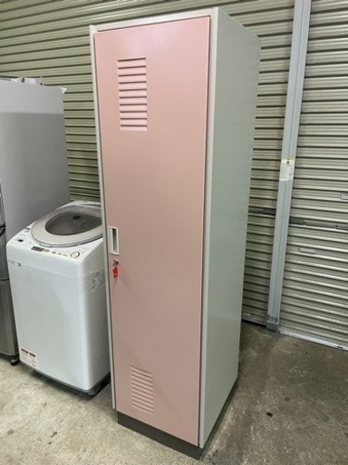 コクヨ １人用ロッカー ワードローブ　ピンク