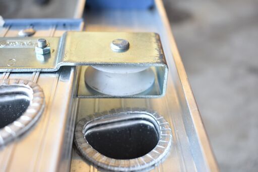 【ジモ取引終了7/14】≪zy533≫美品 Hasegawa/ハセガワ アルミ合金製伸縮形 D-10 はしご 3.16～5.17m HC2-51 高所 作業 現場 zy533ジ 40703-01