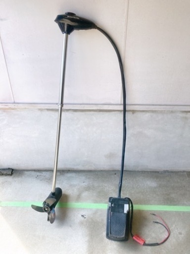 【取引中】マウントセット品　MotorGuide FW-FB 46 LBS THRUST 12V フットコン　エレキ船外機　動作確認済み