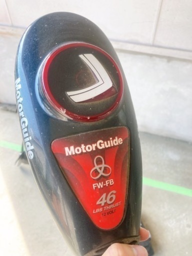 【取引中】マウントセット品　MotorGuide FW-FB 46 LBS THRUST 12V フットコン　エレキ船外機　動作確認済み