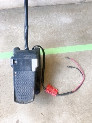 【取引中】マウントセット品　MotorGuide FW-FB 46 LBS THRUST 12V フットコン　エレキ船外機　動作確認済み