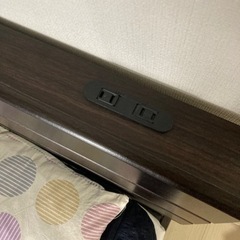 ダブルベッド　フレームのみ　7月10〜12日の間に受け取りに来れる方限定の画像