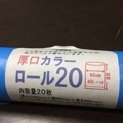 厚口ポリ袋45L 😊19枚❓