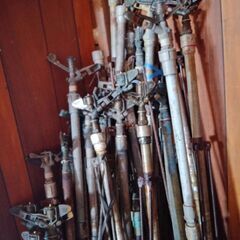 スプリンクラー　散水装置　農作業の画像