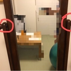 木製鏡の画像