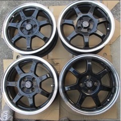 15インチ　6J 4穴　PCD100  4本