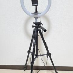 スマホ三角台(ライトスタンド)の画像