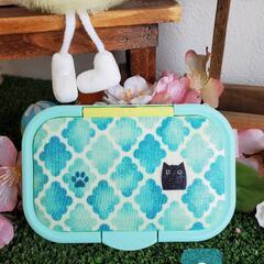 (ハンドメイド)ビタット+　猫　ブルーの画像