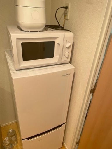 冷蔵庫 炊飯器 電子レンジ 3点セット(試用期間半年)