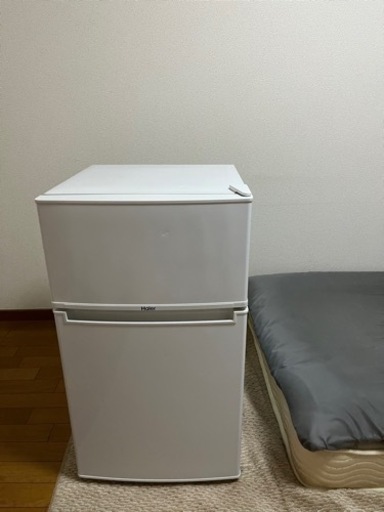[受渡者確定] Haier ハイアール 2ドア ノンフロン冷凍冷蔵庫 85L JR-N85B 2018年製