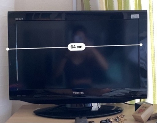 TOSHIBA REGZA テレビ　(ケーブル付き)