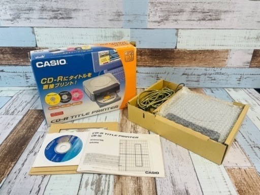 CASIO ディスクタイトル プリンター CW-50