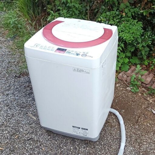 ★配達可！★ シャープ 7.0㎏ 全自動洗濯機 ES-KS70N-P
