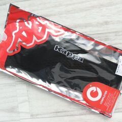 Kappa カッパ 定価3,630円 日本製 秋冬 動きやすい COMPLETER サッカー 4Wayストレッチスポーツアームカバー ブラック Fサイズの画像