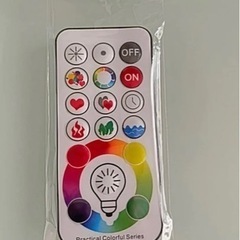 新品　RGBW LED 電球　E26 リモコン付きの画像