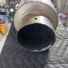 【ジャンク】フジツボ フルチタンマフラー Super Ti 軽量 適合不明 fd3s R34 BCNR33 R33 スカイラインGT-R マフラー FUJITSUBO 車検対応の画像