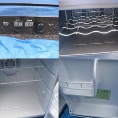 A-Stage 62L 2ドア ミラーガラス 冷蔵庫一体型ワインクーラー 8本収納 GrandLine WRH-M262 庫内照明付き 2019年　展示未使用品の画像