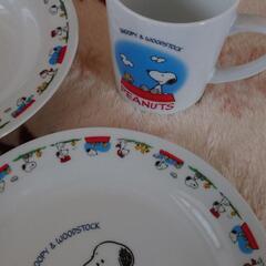 非売品　スヌーピー　PEANUTS ペア食器セットの画像